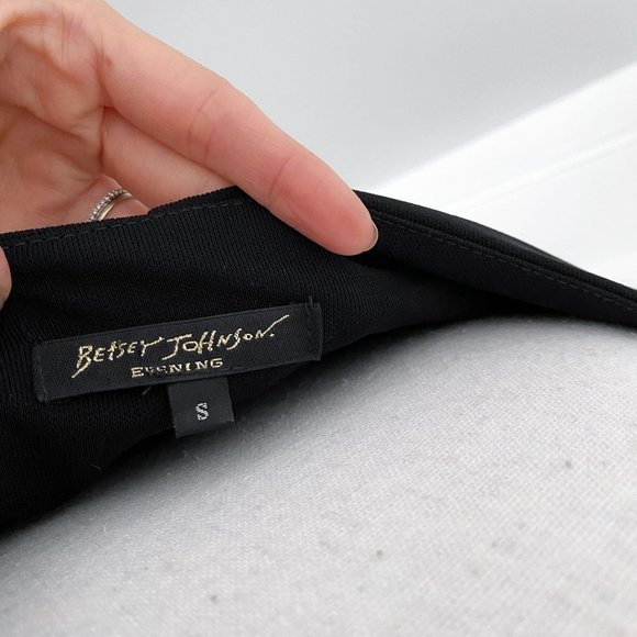 Betsey Johnson 2000s Y2K Vintage Black Midi Dress - Picture 9 of 12